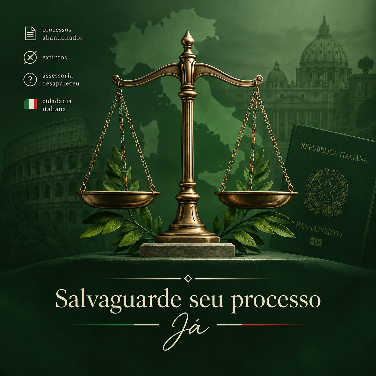 cidadania já salvaguarde o seu processo